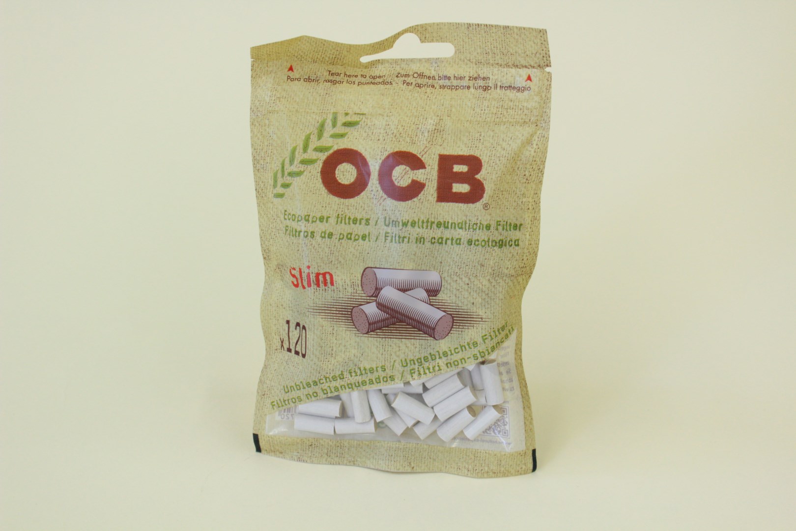 OCB Organic slim Filter 6 mm Tabakfabrik Roth